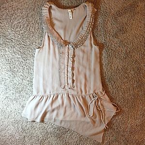 Gorgeous ROBBI & NIKKI grey tunic tank top